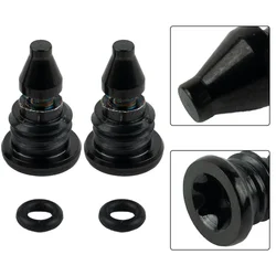 2pcs Bicycle Bleed Screws With 2pcs O-ring For Magura EBT Bike Titanium Alloy Bolts Cycling Replacement Accessories