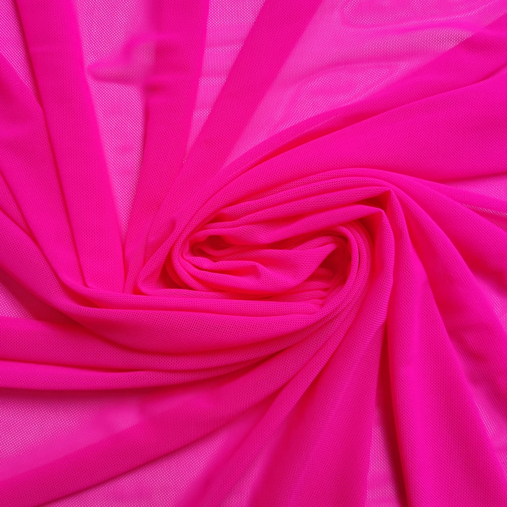 4-Wege-Stretch-Tüll, 58 Zoll breit pro Meter, hochwertiges elastisches Spandex-Mesh-Gewebe, Nylon, Unterwäsche, Strümpfe, Futter, Spitze – Detail 9
