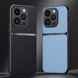 Leather Case For iPhone 11 12 13 14 15 Pro Max Plus Shockproof Magnet Shell Case Full Covers Funda For Apple iPhone XR Xs Max X