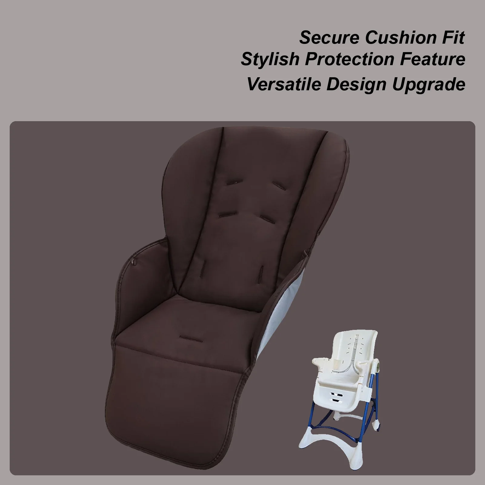 

High Chair Covers Dining Chair Pads For Children PU Leather Padding Cushion For Dining Seat For Boys Girls Sons Daughters