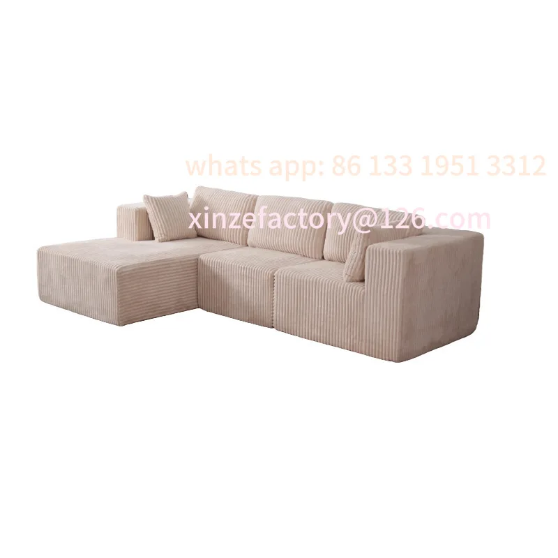 أريكة ضغط مفرغة قابلة للتخصيص قابلة للطي إيطالية بسيطة للجلوس والنوم شقة كبيرة غرفة المعيشة سروال قصير شعبي