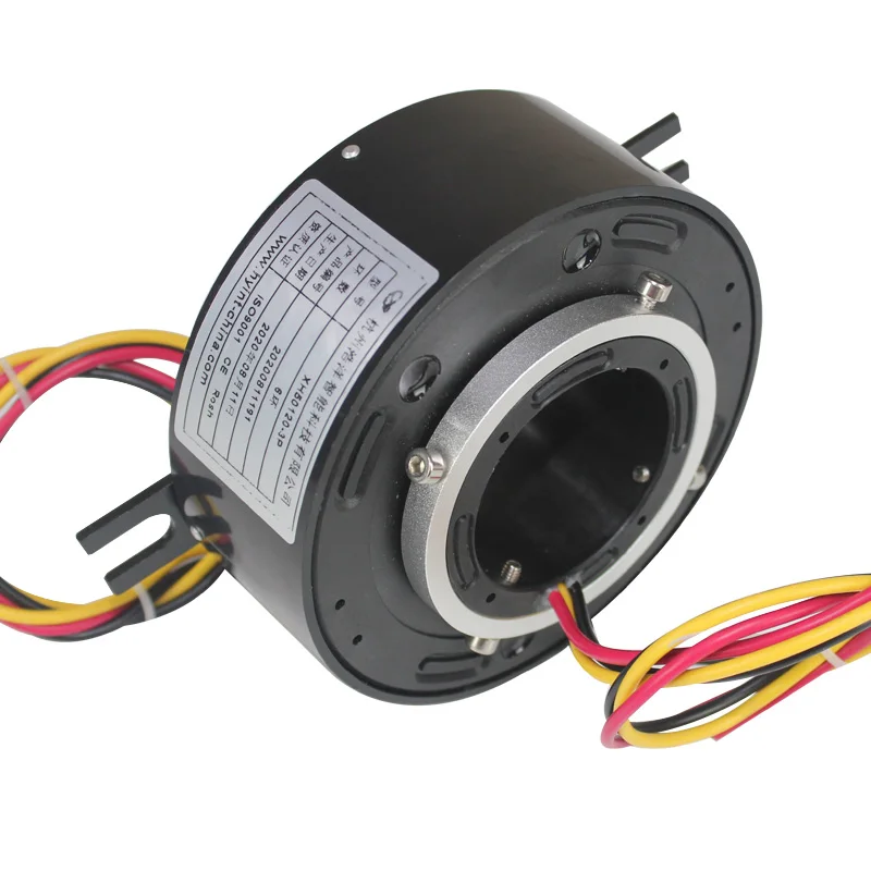 Slip Ring Through Hole Inner Diameter 50 Outer Diameter 120 Custom High Temperature Resistant Explosion-proof Rotating Collector