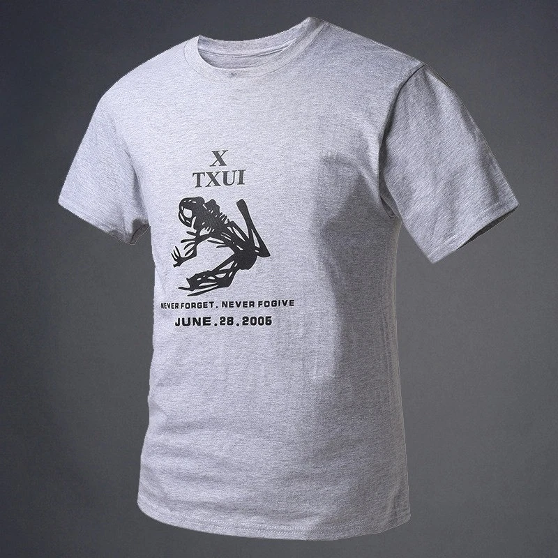 2026 Summer Product Lurking Short-sleeved T-shirt Outdoor Light Breathable Skin-friendly Short-sleeved T-shirt Male Army Fans