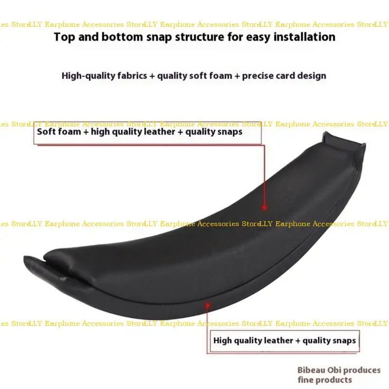 

462E Easy Installation Headband Sleeve for QC35/ii/QC45 Headsets Headbeam Cushion