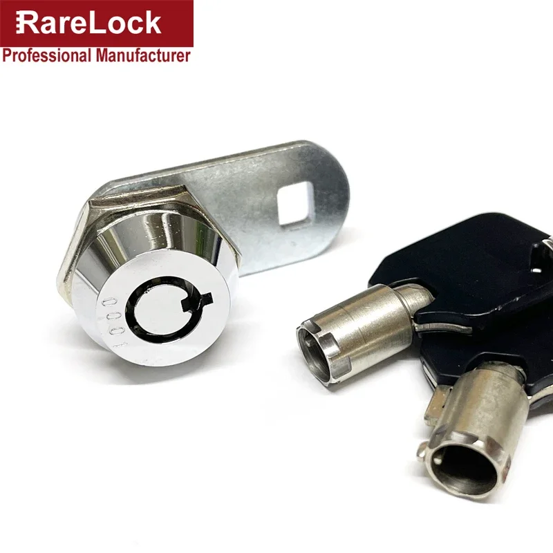 Same Key Tubular Cam Lock Amusement Machine Mailbox Furniture Drawer Changing Cabinet Door Swivel Tongue Lock RareLock 1001XS G