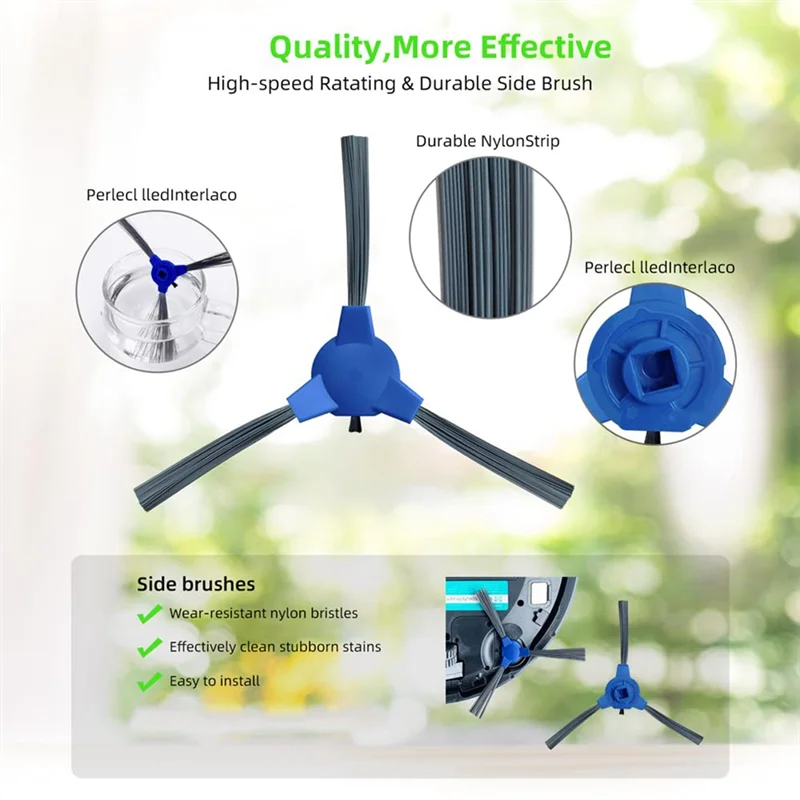 Kit de acessórios de filtro de escova lateral de rolo principal fresco para eufy 11s max g30 30c max 15c max conjunto de robô de varredura