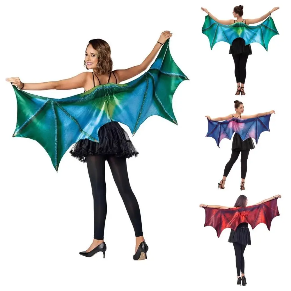 Dekorative Drachenhorn-Flügel für Damen, Halloween-Dekoration, Einheitsgröße, Drachen-Dämonen-Flügel, Cosplay-Kostüme für Erwachsene
