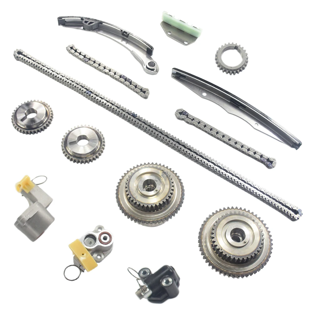 For REVO 103967 Timing Chain Kit for NISSAN XTERRA ALTIMA NV3500 Engine VQ35DE VQ40DE OE 13028JK20B 13028ZS00A 130708J105 130258