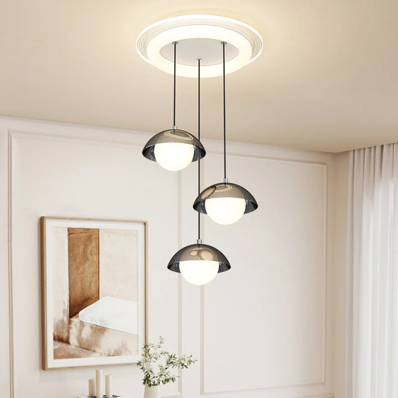 

Black Led Pendant Light Hanging Ball Lamp For Living Room Bedroom Bedside Table Hanging Indoor Lighting Fixtures Ceiling Lamp