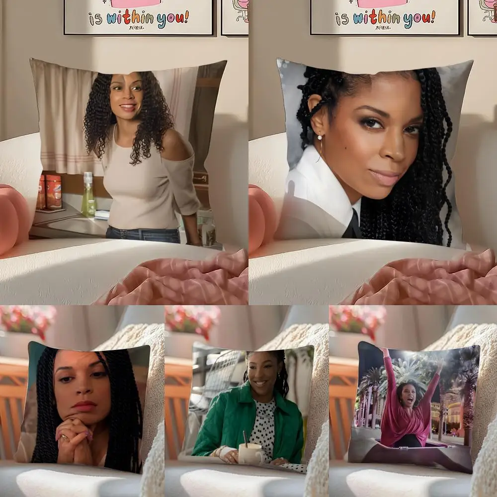 

Чехол для подушки B-Beth Pearson с изображением персонажа из телесериала, короткий плюш, невидимая молния, для дивана или кресла