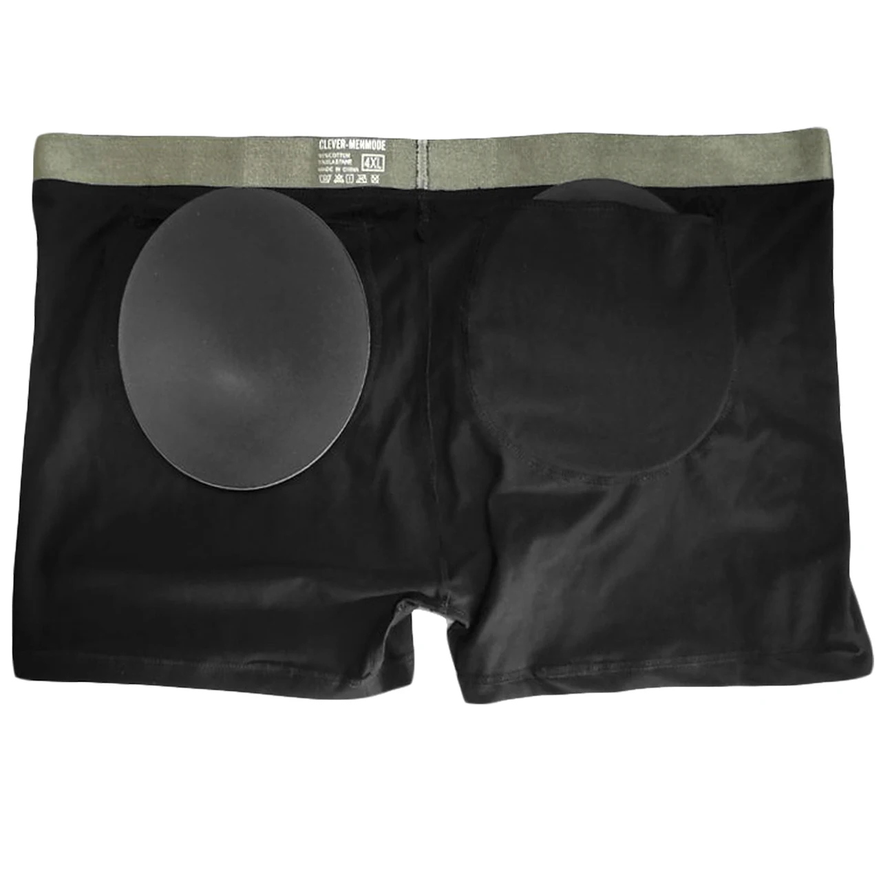 CLEVER-MENMODE Sexy Butt Lifting Underwear Men Padded Boxer Enhancing Hips Push Up Cup Underpants Bulge Pouch Boxers Shorts