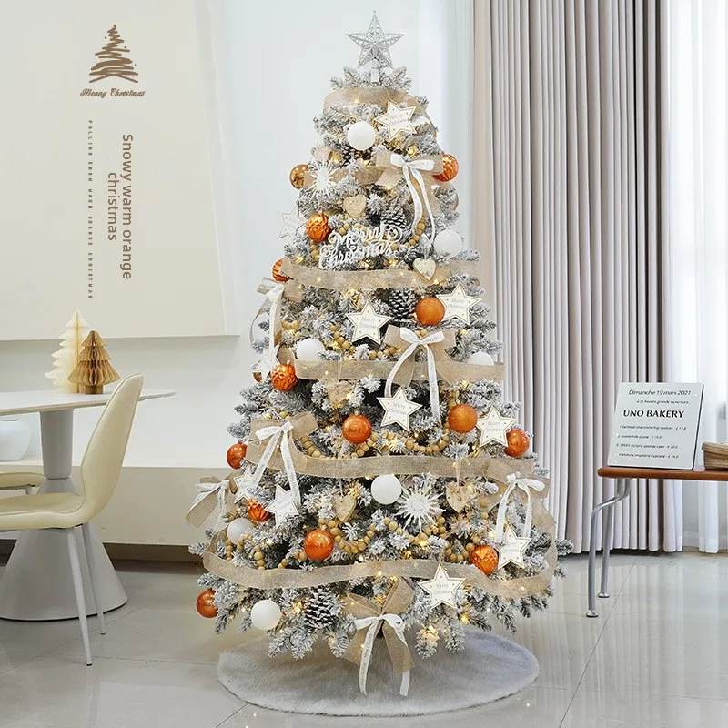 

Ins светящаяся рождественская елка 1,2–2,1 м праздничный декор DIY Рождественская елка для дома/магального центра Современные праздничные украшения для рождественской сцены