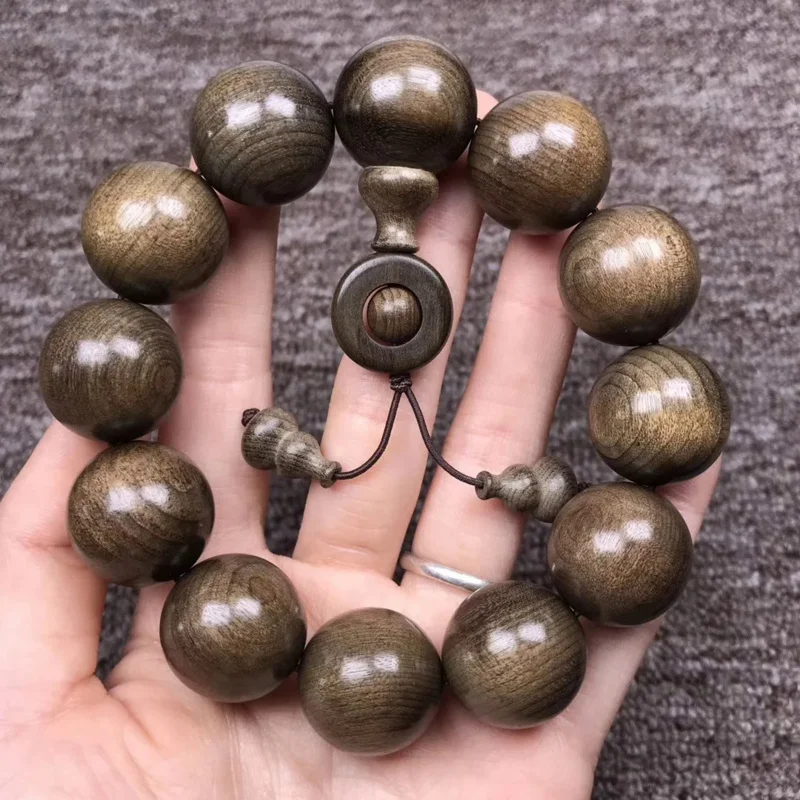 free shipping sandalwood Sullen Wood Buddhist beads hand string bracelet wholesale to run wooden crafts men hand string agarwood