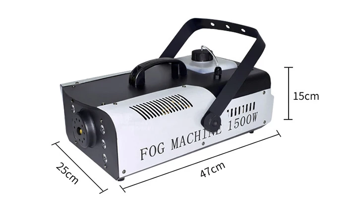 1500 W DMX RGB Nebelmaschine mit kabelloser Fernbedienung, LED-Nebelmaschine, DJ-Lichter, Disco-Beleuchtung, Bühne – Detail 5