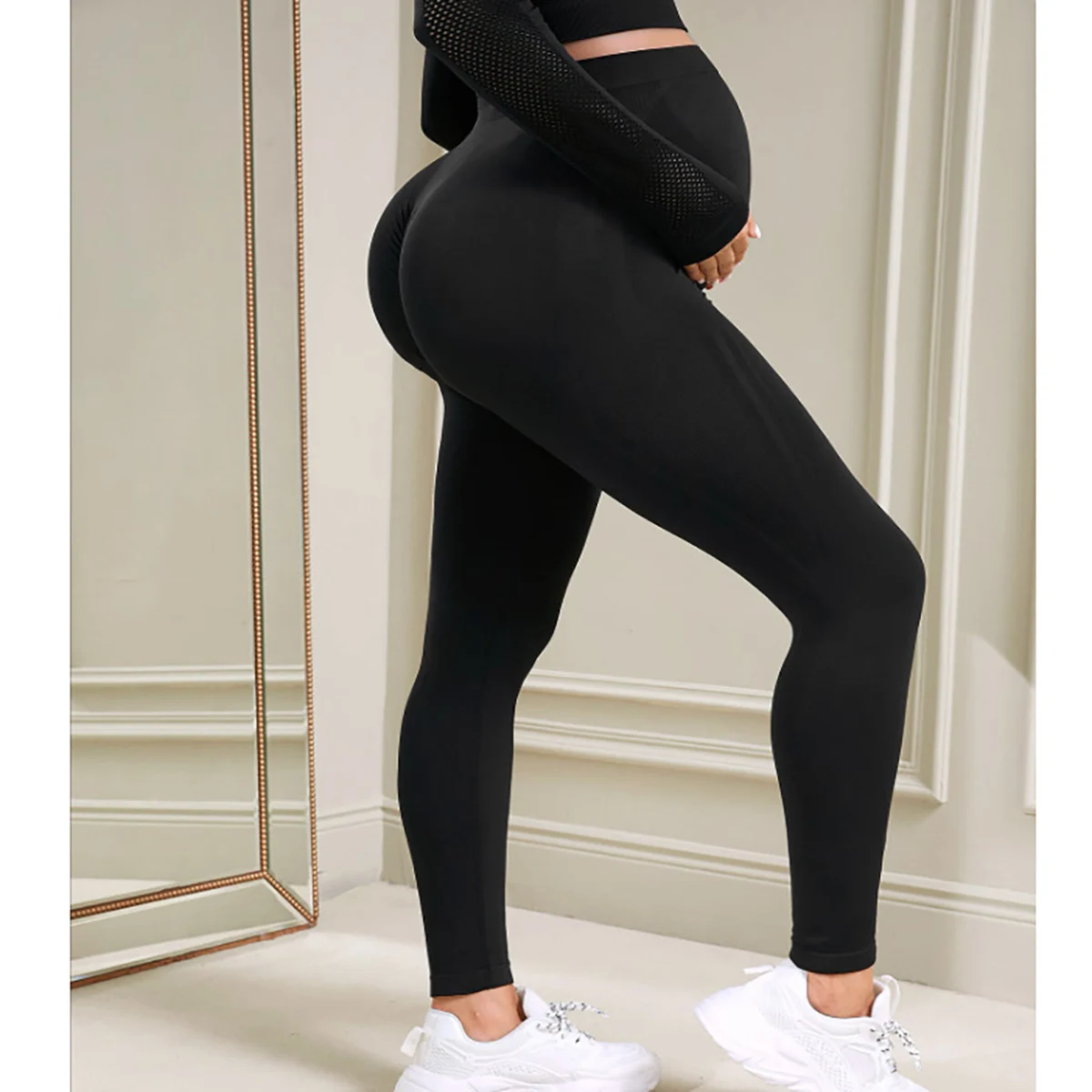 European and American foreign trade pregnant women's clothing, pregnant women's yoga pants, slim fit home exercise