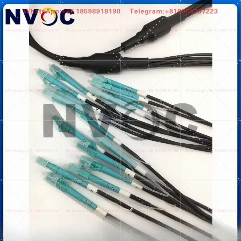 8C MM Armored Fiber Patch Cord OM3-300 200M PDLC ST FC SC Outdoor Waterproof 5.0mm 7.0mm TPU Jacket PCD310/380