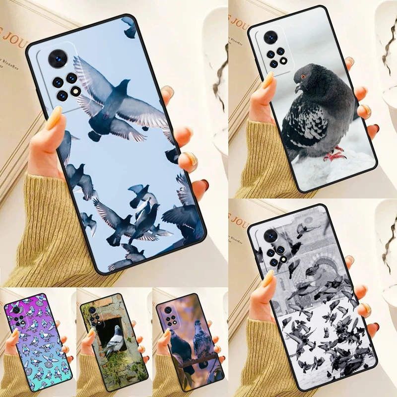 The Pigeons Case For Samsung Galaxy S24 Plus S23 S20 S21FE Lite S22 Ultra Note 20 S8 S9 S10 Phone Coque