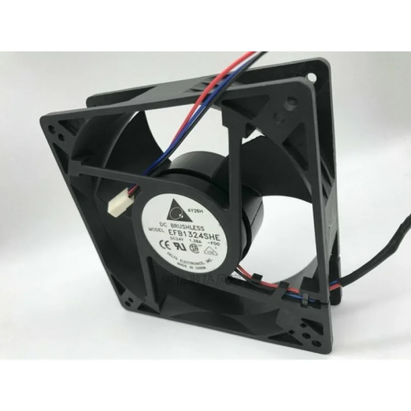 L+ for DELTA EFB1324SHE 127*127*38MM 12.7CM DC24V 1.38A 3Pin Cooling Fan
