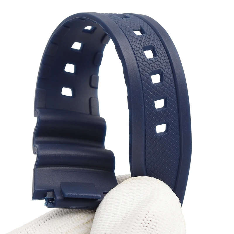 Pulseira de silicone preta de 18mm para casio AE-1000w AQ-S810W SGW-400H SGW-300H pulseira de borracha com fivela de pino pulseira de relógio