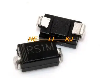 

RS1M RSIM SMB Patch DO-214AA Quick Recovery Diode New