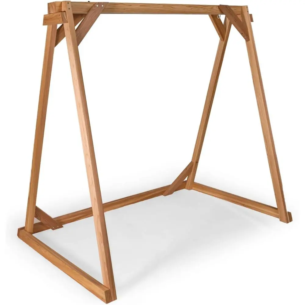 

Прочная подставка для уличных качелей | Поворотное крепление премиум-класса 60, оборудование | Кедровое дерево ручной работы, 70х48х68