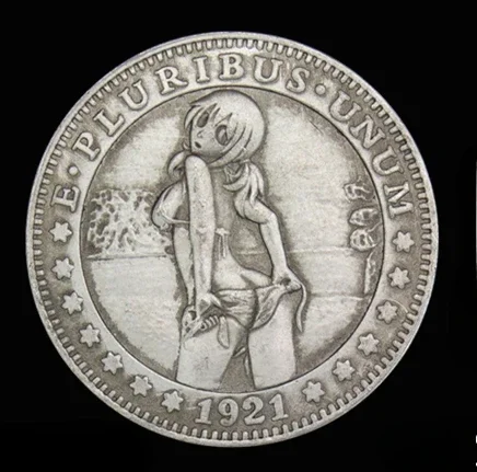 فن صورة مستوحى من الرسوم المتحركة - موضوع موحد لعملة هوبو، عمل فني قابل للجمع لعشاق الرسوم المتحركة، هدية مفاجئة