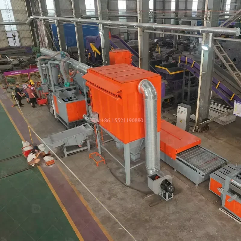 wmwmnu 200-1000kg/h Solar Energy Panels Recycling Machine for Monofacial Bifacial Photovoltaic Panels Recycling Line