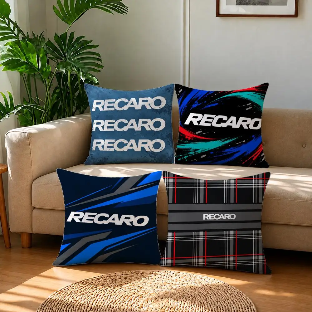 Brand Recaro Cushion Cover Short Plush Pillowcase, Sofa Bedroom Home Decor & Holiday Gift