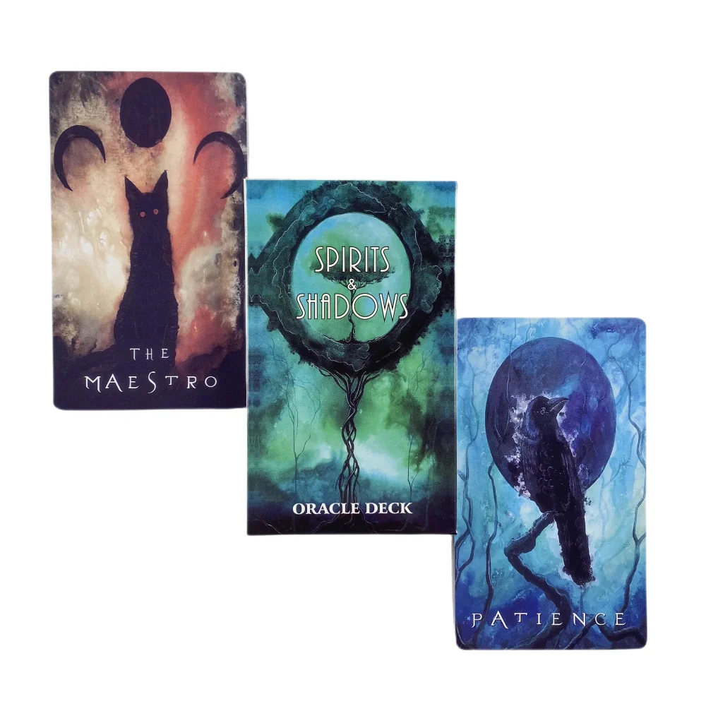 Spirits Shadows Oracle Cards A 52 Tarot English Divination Edition Deck Borad Games