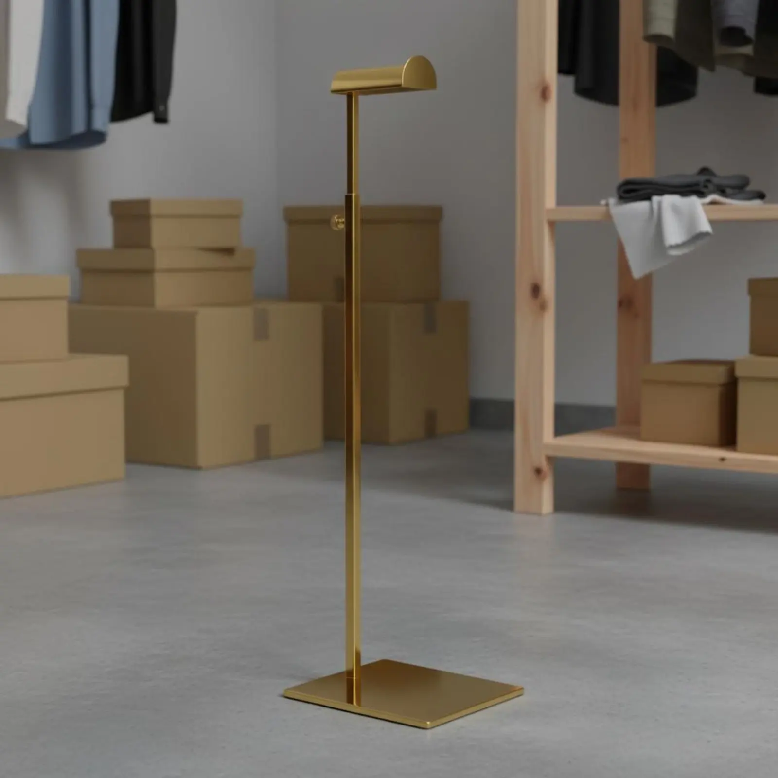 

Purse Display Stand Rust-Rust-Resistant Metal Purse Display Rack Adjustable Handbag Stand Sleek Polished Edges Countertop Bag