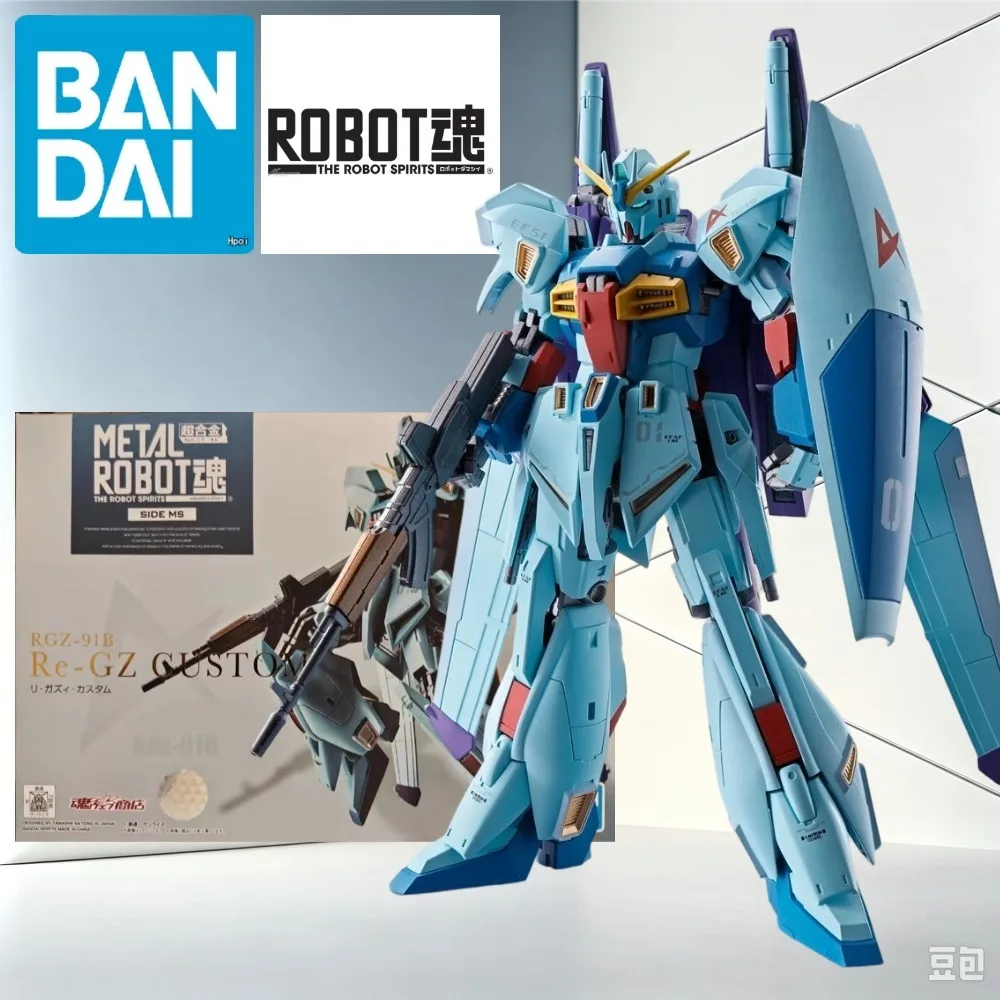 BANDAI SPIRITS METAL ROBOT Spirits Char's Counterattack Re-GZ Custom Nu Gundam Sazabi Action Figure Set Premium Collectible Toy