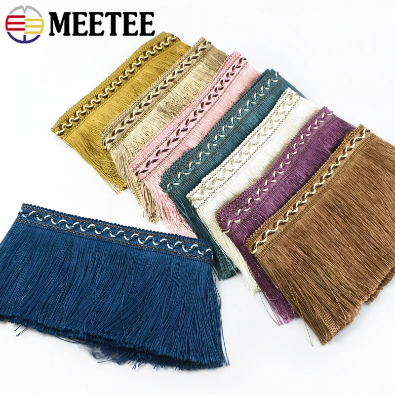 1/2M Tassel Fringe for Curtain Garment Lace Trims Band Bag Clothing Tassels Trimming Decoration Ribbon DIY Sewing Accessories