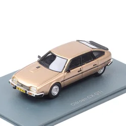 NEO 1/87 Scale Tiny Citroen CX GTI Sports Car Model Resin Toy Vehicles Gold Acrylic Box Gift Miniature Replicas Hobby Collection