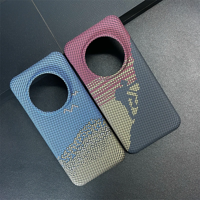 Funda con textura de fibra de carbono para PC dura, Funda protectora ultrafina para Honor Magic 8 Pro Magic 7 Magic 6 Magic 5