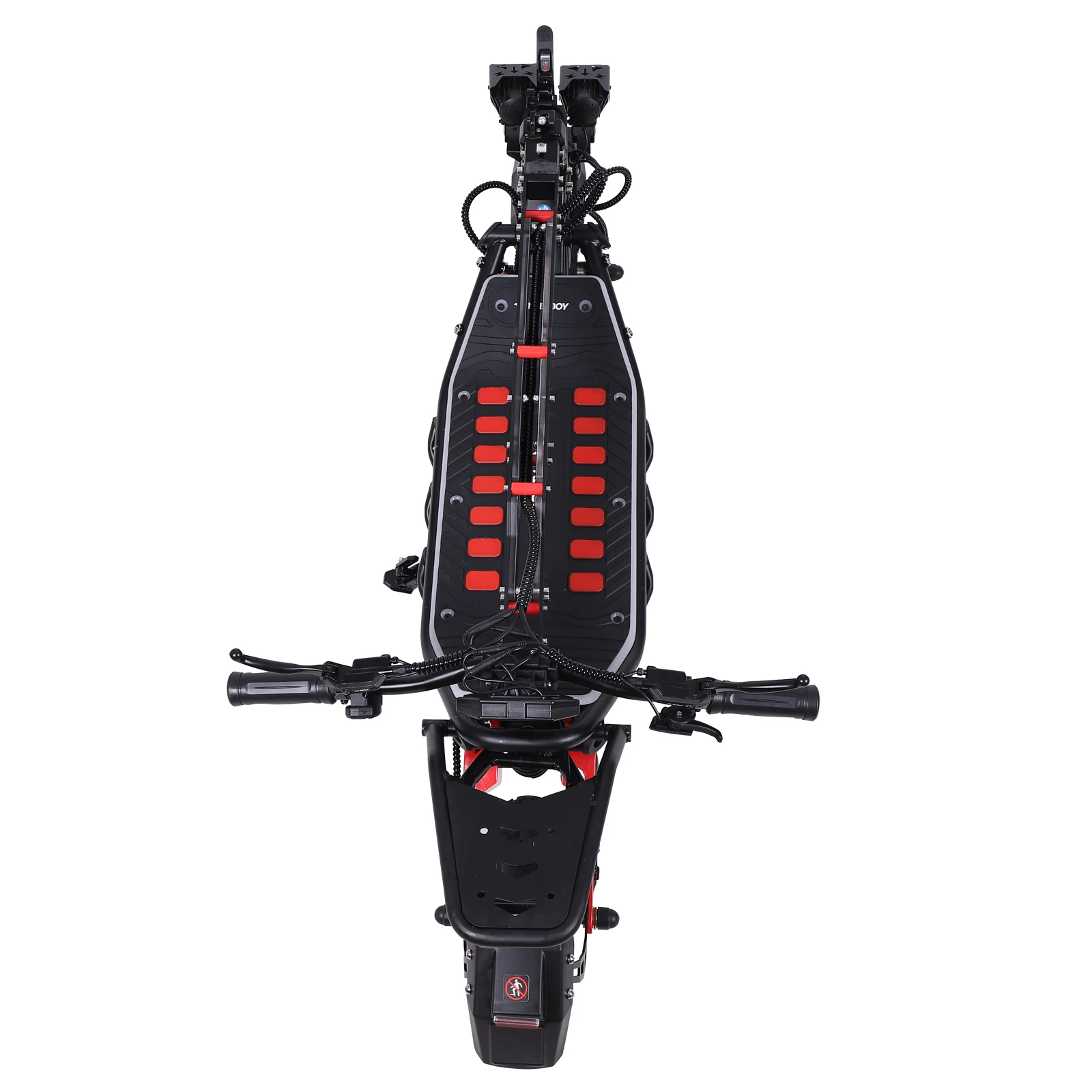 FREEBOY H10 Elektroroller 6000W Doppelmotor 75km/h Höchstgeschwindigkeit 60-80KM Reichweite 60V 28AH Batterie 12 Zoll Offroad-Reifen Hydraulische Bremse Klappbarer Elektroroller für Erwachsene EU-Lager Schneller Versand 1 Jahr Garantie – Detail 22