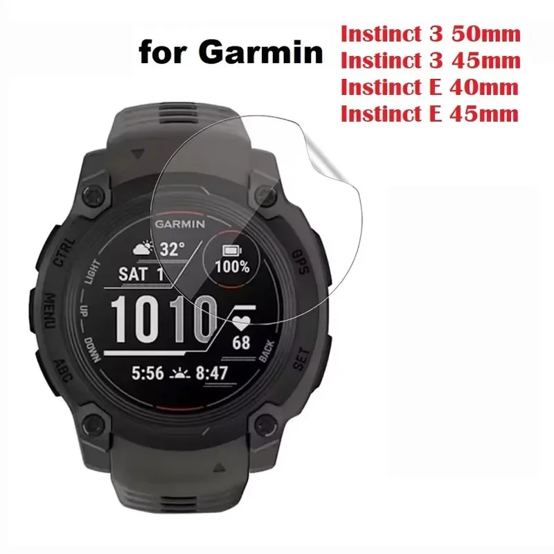 3-10PCS TPU Hydrogel Soft Screen Protector Film for Garmin Instinct 3 Instinct E 40/45mm Smart Watch