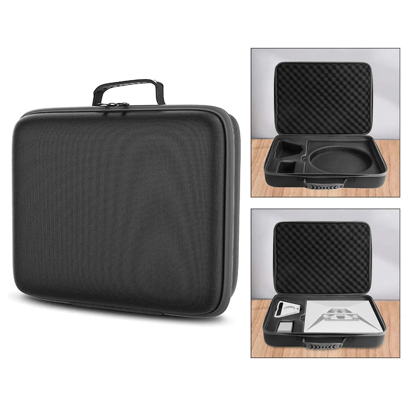 Dustproof and Waterproof Carrying Case for Mini Satellite Dish Set EVA Shell Shockproof Travel Bag for Camping Adventures
