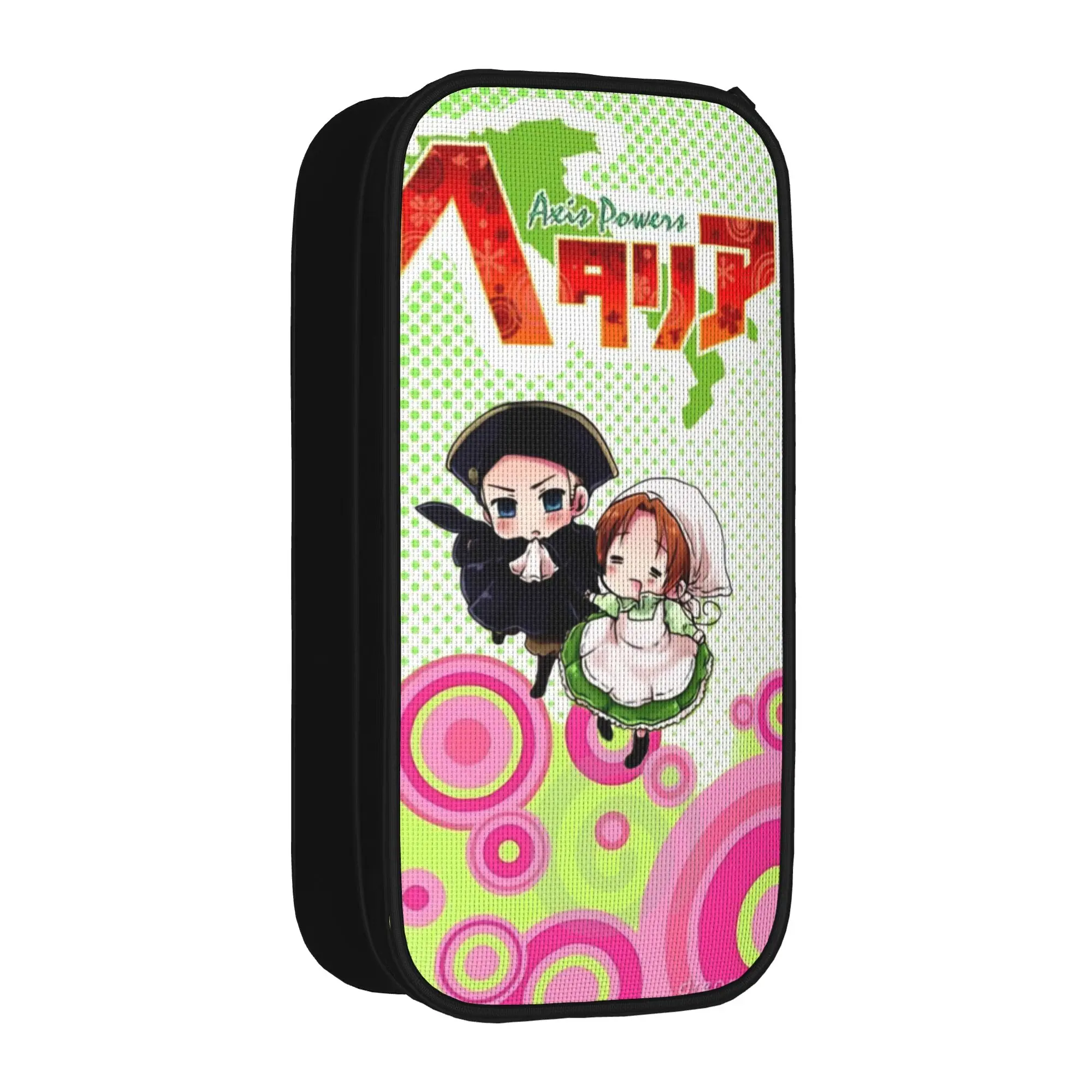 Hetalias Axis Powers Pencil Case Fashion   Pen Bags for Student Large Storage School Supplies Zipper Pencil Box