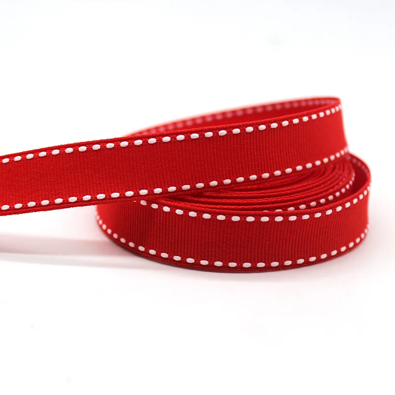 5 Yards/Lot Stitch Grosgrain Ribbon 5/8\