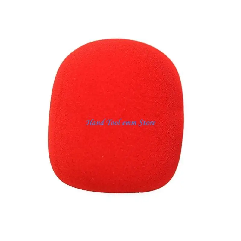 H37F Lapel Microphone Windscreen Noise Reduction Spong Sleeve Protective Cover for Lavalier Square Mic Black