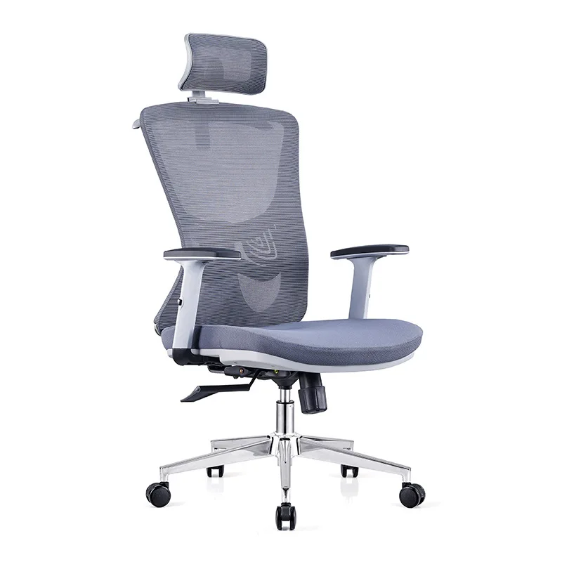 

Intelligent Executive Office Chair Mesh Gray High Quality Office Furniture Office Desk Chair Reception Ergonomic Chair