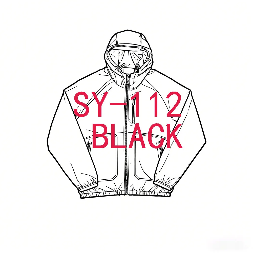 SY-112  Urban Jacket Converts To Crossbody Bag | Lightweight Packable Streetwear, Foldable Windbreaker with Sling Pack Design