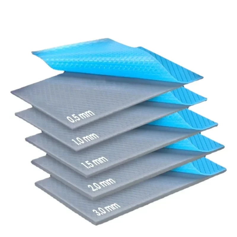 

High Performance Thermal Conductive Silicone Pad, Multi-Size (0.5mm 1mm 1.5mm 2mm 3mm) for Heatsink, GPU, Laptop, PC, PS5 PS4 PS