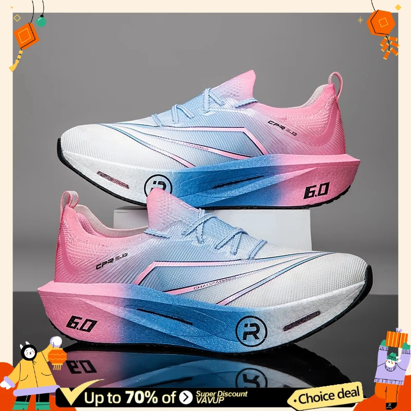 

2026Running Shoes Marathon Men Carbon Board Breathable Lightweight Women Comfortable Athletic Casual Sneakers Outdoor Sports New