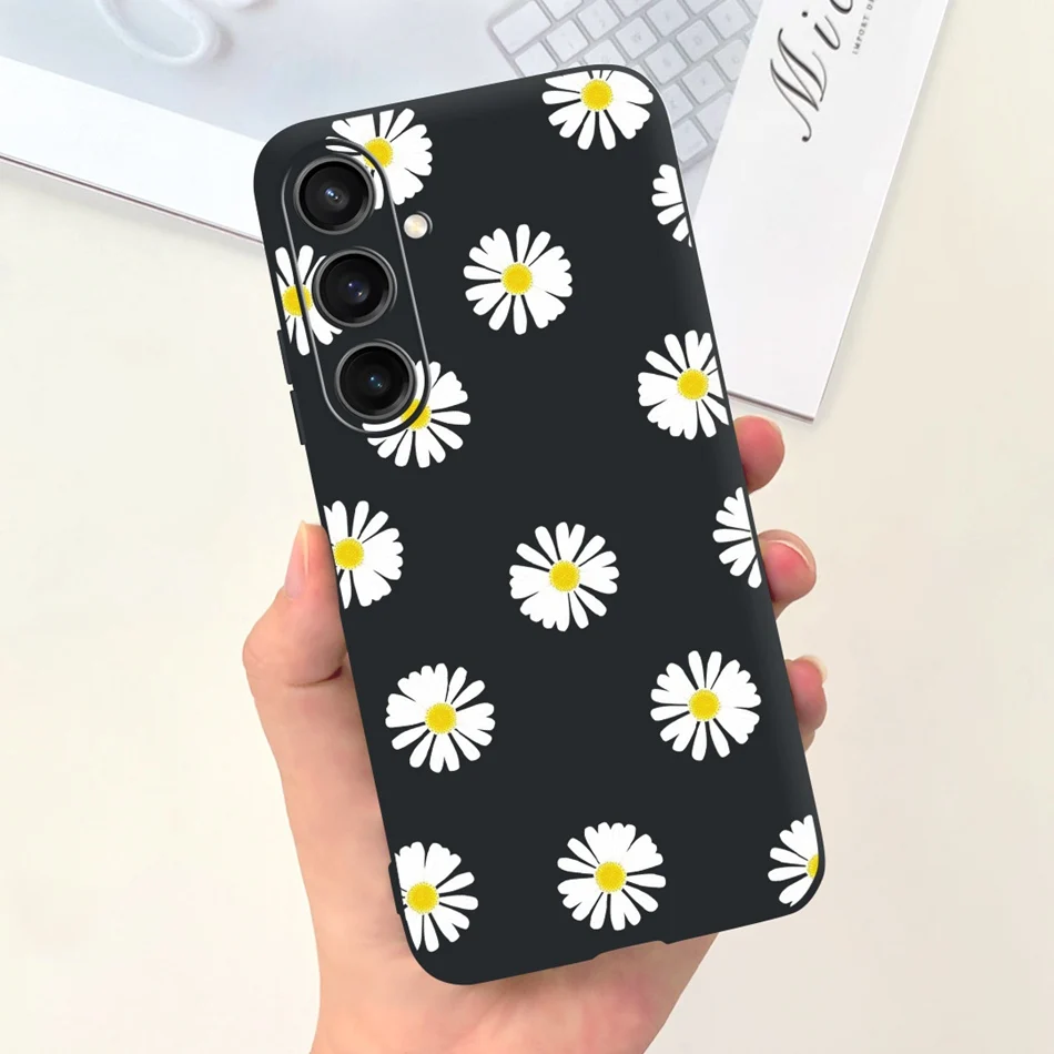 Cute Butterfly Flower Case For Samsung Galaxy A15 Candy Color Soft Silicone TPU Phone Back Cover For Samsung A15 SM-A155F 4G