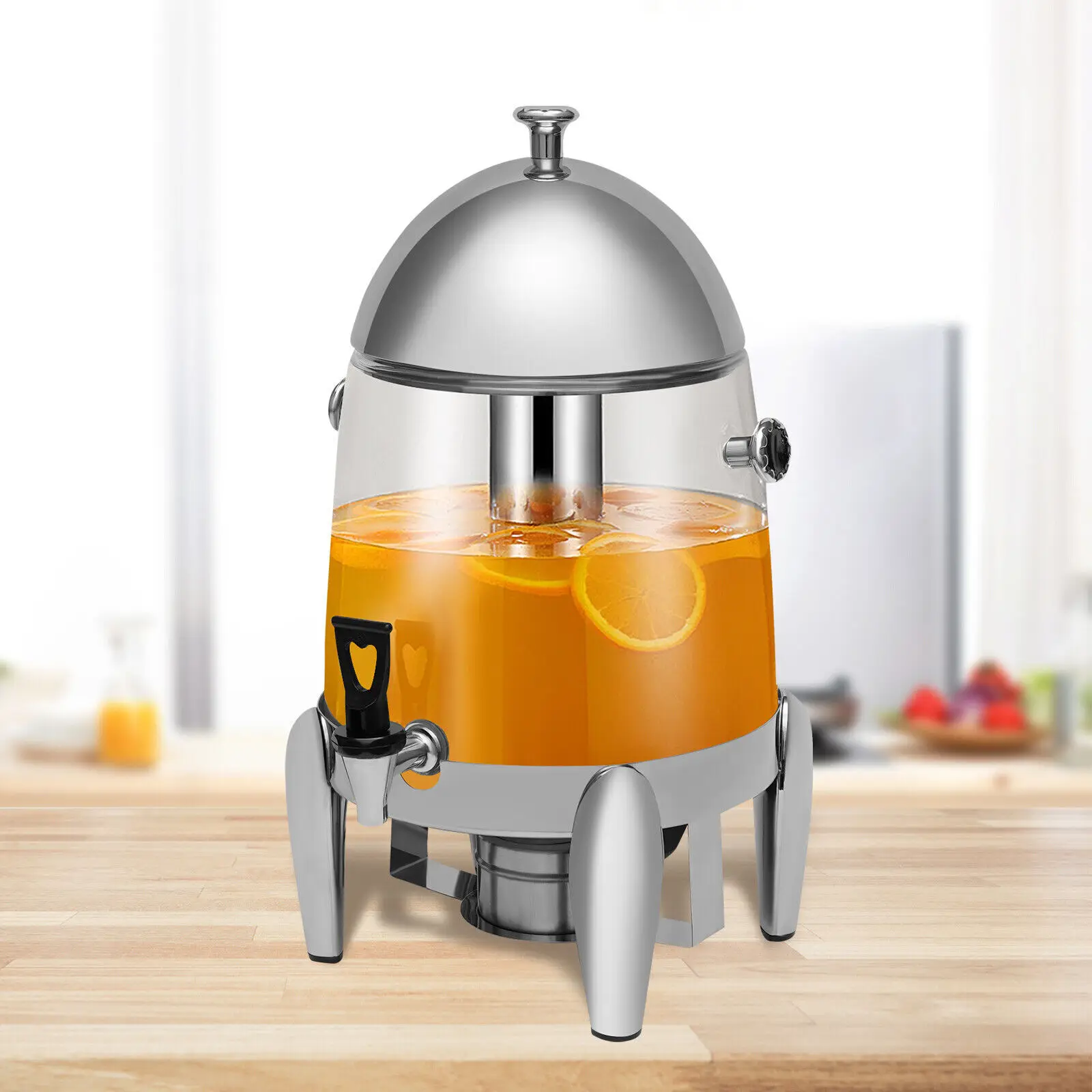 

12L Hot Beverage Dispenser Stainless Steel Coffee Chafer Urn Electric for Coffee and Juice Restaurants Cafeterias Coffee Shops
