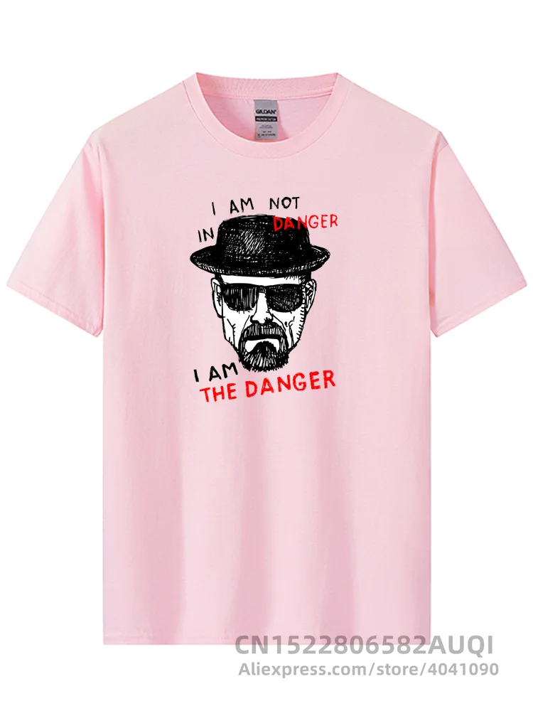 T-shirt da uomo 100% cotone manica corta Breaking Bad Men t-shirt Casual Heisenberg Print Tshirt Cool t-shirt uomo top