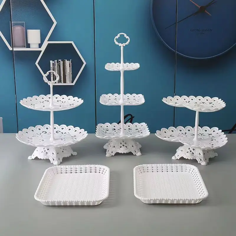 Suporte do bolo de aniversário bolo rack exibição cupcake titular lanche prato frutas bandeja festa de casamento sobremesa mesa decoração da cozinha