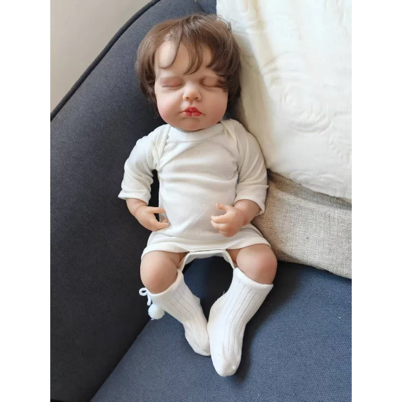 

50 см милые детские игрушки для сна Loulou для детей, хлопковые куклы с белым комбинезоном с длинными рукавами