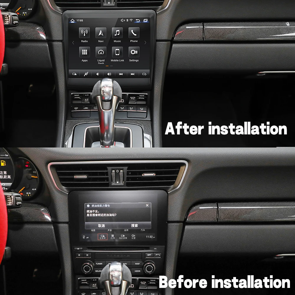 For Porsche 911 718 Boxster 2012-2018 Android 14 Radio 8.4